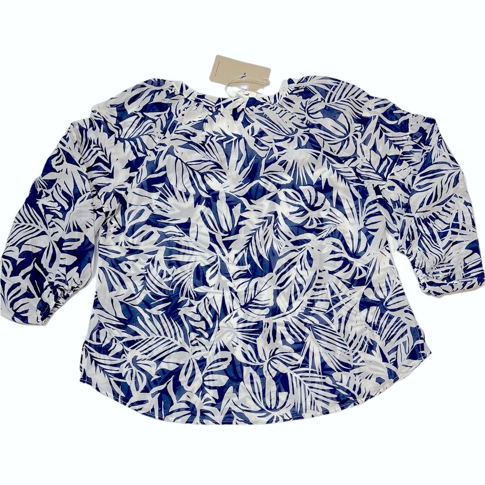 Tommy Bahama All My Fronds Top 3/4 Sleeve - Picture 10 of 14